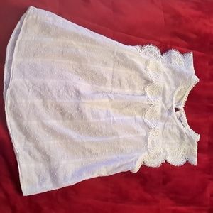 Lace Cap Sleeve Blouse